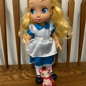 Disney Animators' Collection Alice in Wonderland 16" Doll with Dinah Plush